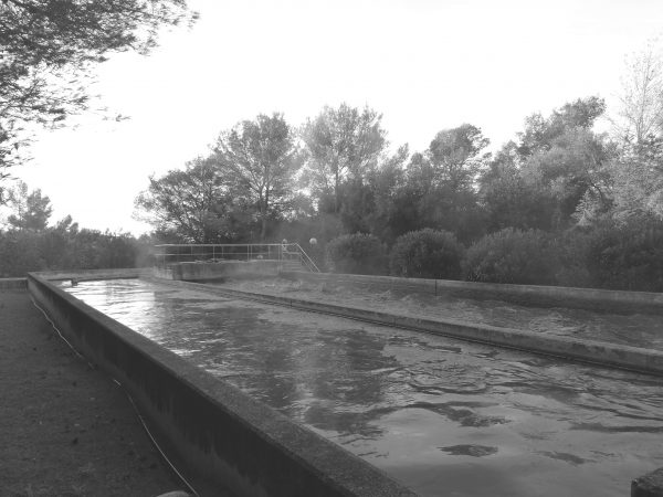 Wastewater treatment plant in Cala Llonga