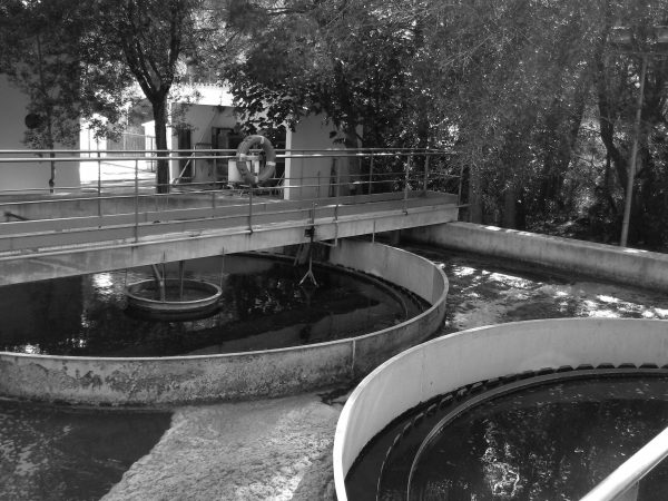 Wastewater treatment plant in Port de Sant Miquel