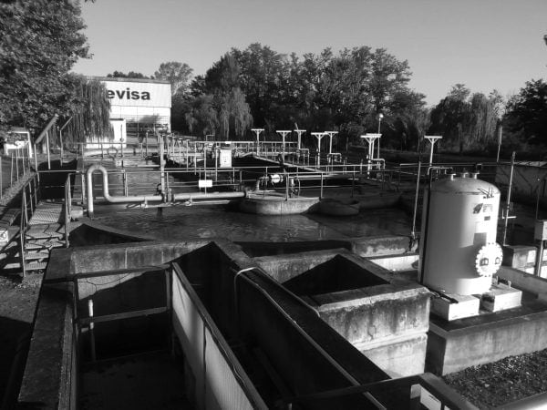 Wastewater treatment plant in Riudellots de la Selva