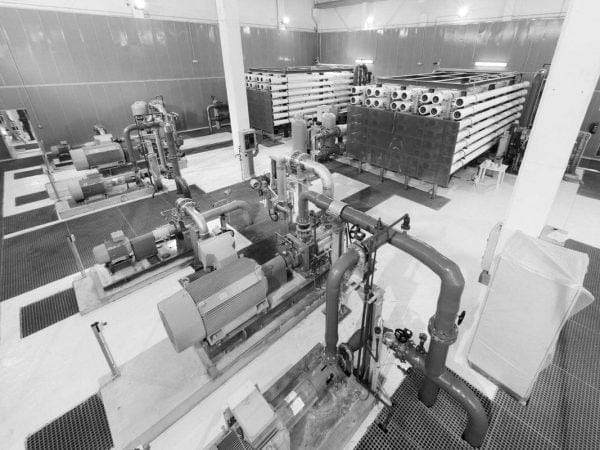 Seawater desalination plant in Ceuta