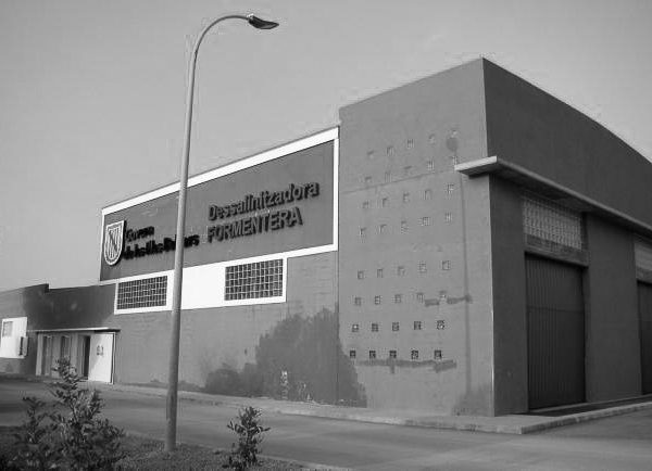 Seawater desalination plant in Formentera