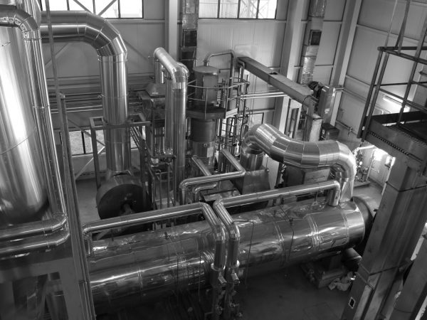 Wastewater treatment plant at the Lyna (Olsztyn) Sludge Drying and Incineration Plant
