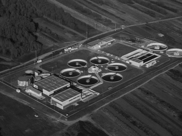 Wastewater treatment plant in Guillarei