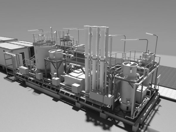 Drinking water treatment plant at the Bolueta Pilot Plant