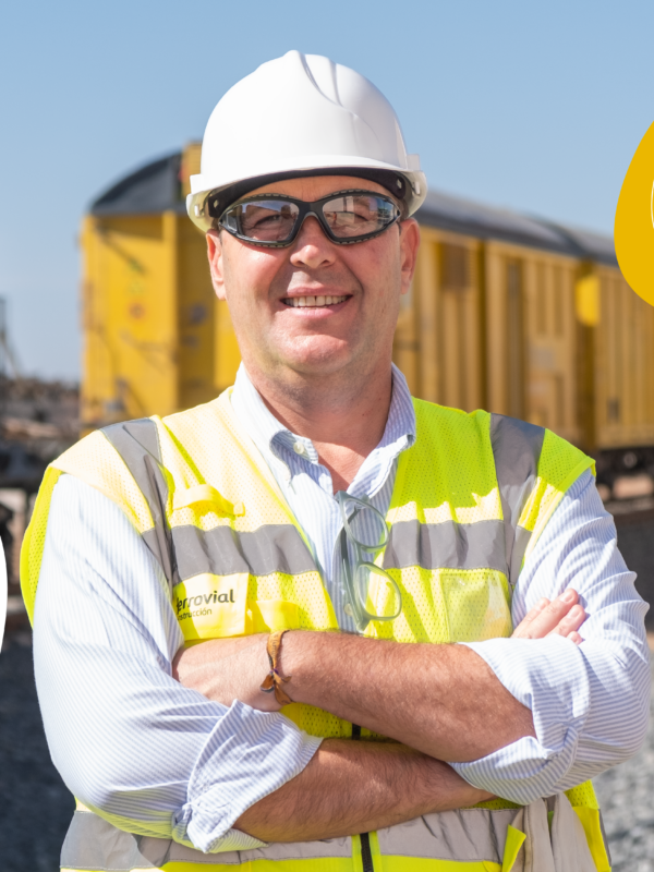 Carlos Bartolome inventor del tren para control de vegetación para el video de patentes de La Fabrica de Inventos de Ferrovial
