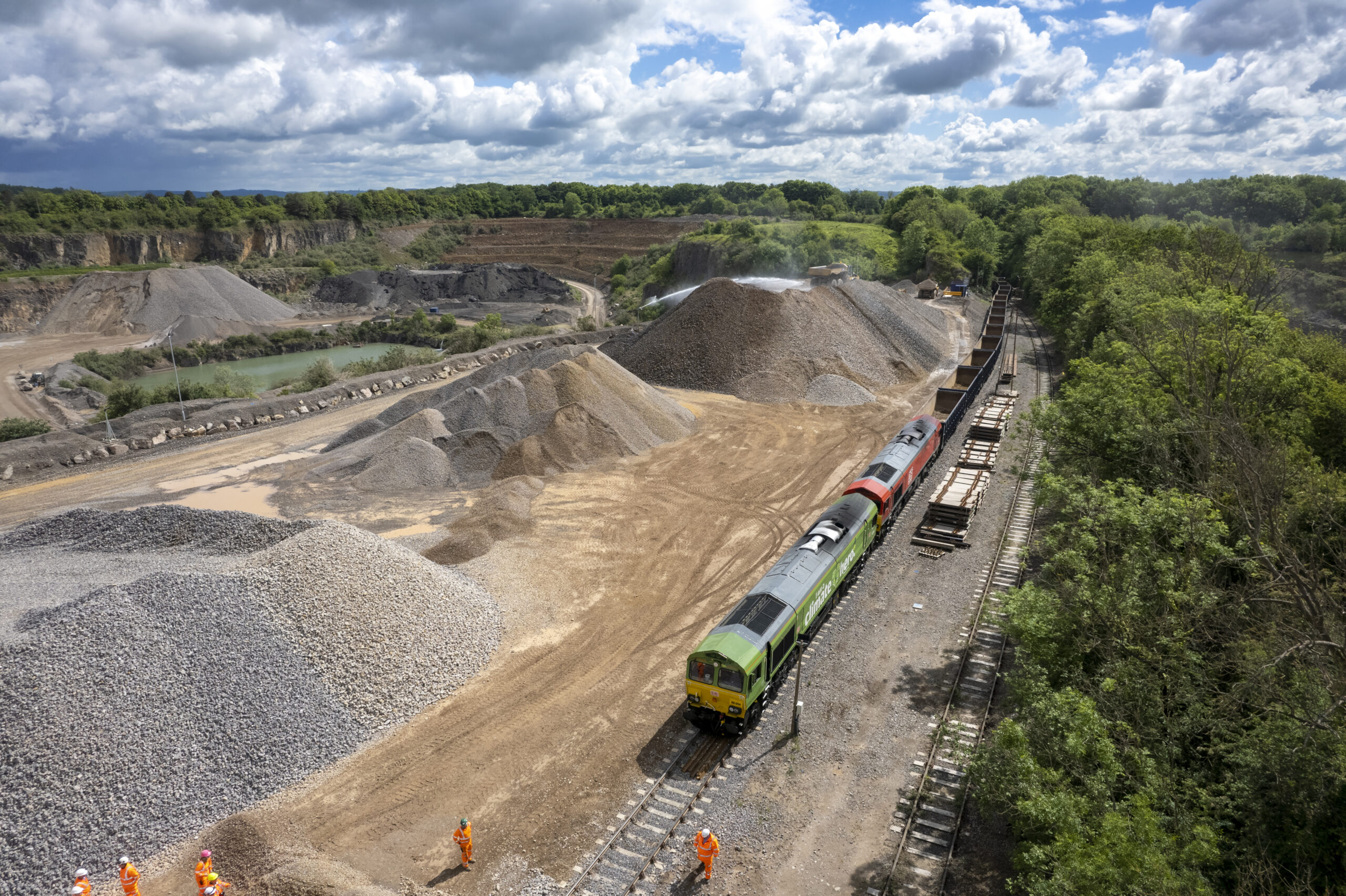 Obras del proyecto de alta velocidad HS2 Reino Unido